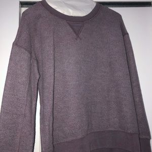 purple long sleeve sweatshirt from American eagle